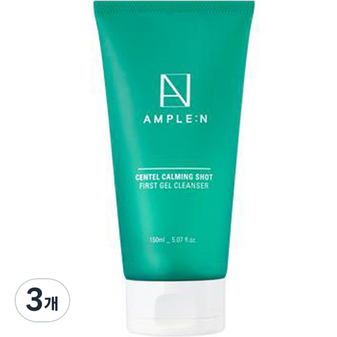 코리아나 앰플엔 센텔카밍샷 퍼스트 젤 클렌저, 3개, 150ml
