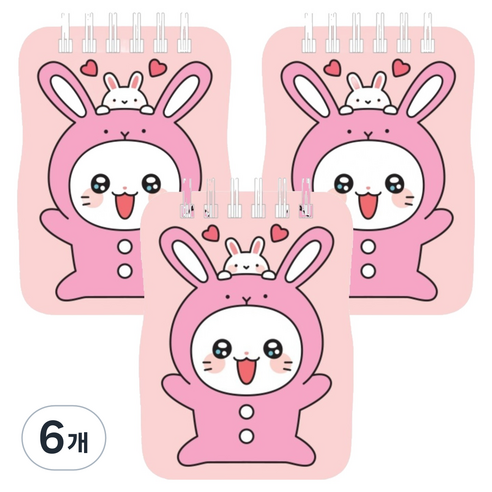 냐한남자 웹툰 모양수첩 70매, 토끼 춘배, 6개