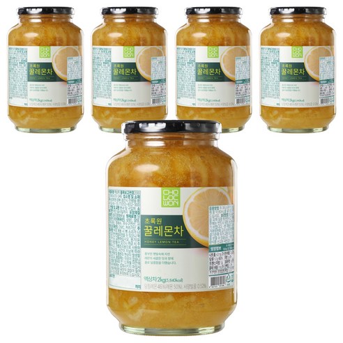 초록원 꿀레몬차, 2kg, 1개입, 5개