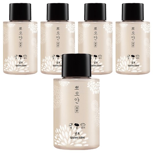 뽀오얀 미소 발효 립 앤 아이 리무버, 120ml, 5개