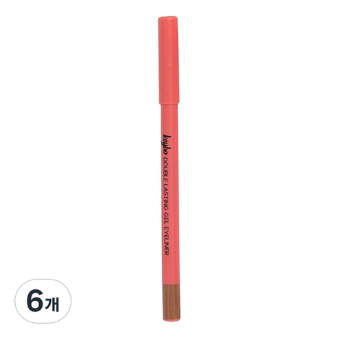 키보 더블래스팅 젤 펜슬 아이라이너 0.5g, 6개, 트윙클라떼