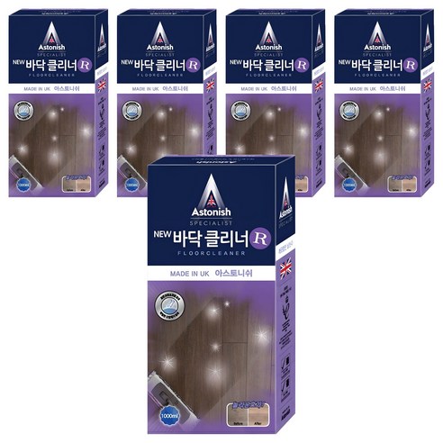 아스토니쉬 바닥 클리너 라벤더 R, 1L, 5개
