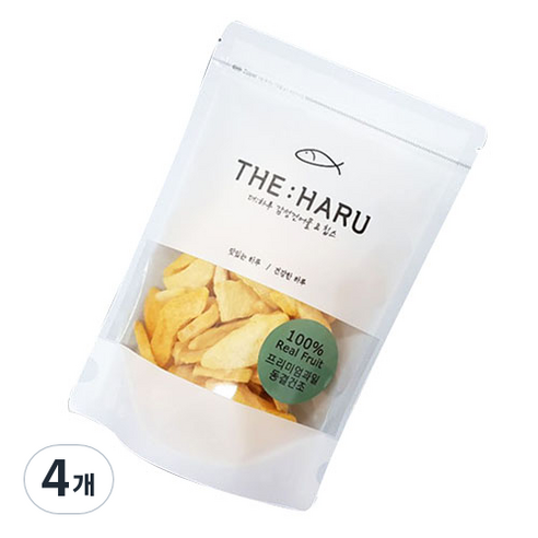 더하루칩스 복숭아칩, 100g, 4개