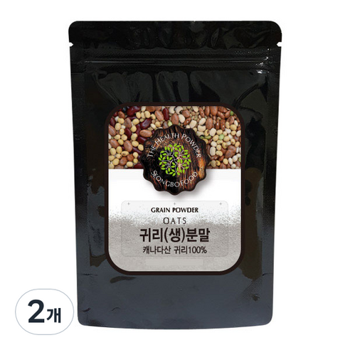 성보식품 캐나다산 귀리 생 분말, 600g, 2개