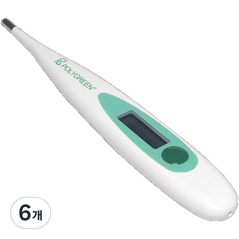 폴리그린 전자체온계 KD-1351, 6개