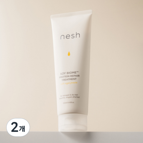 네쉬 소이 바이옴 프로틴 리페어 헤어트리트먼트, 2개, 250ml