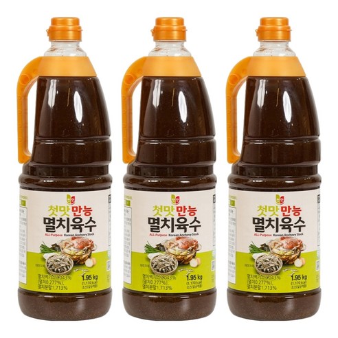 첫맛 만능 멸치육수, 1.95kg, 3개