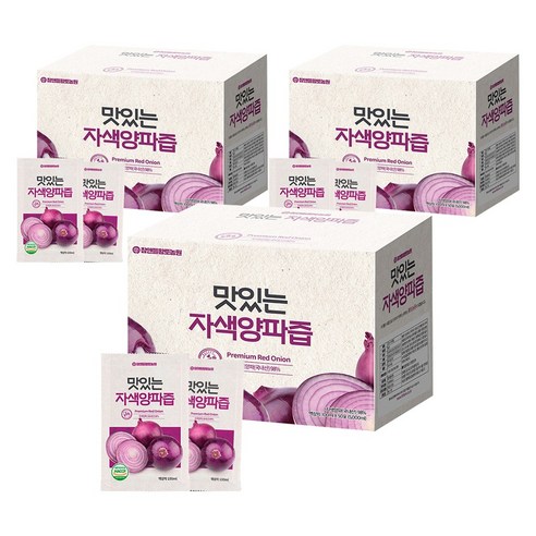 참앤들황토농원 국내산 맛있는 자색양파즙, 100ml, 150개