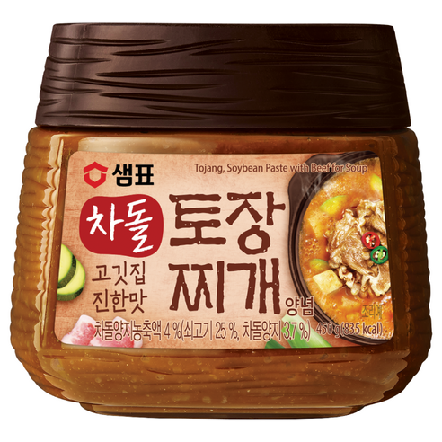 샘표 차돌 토장 찌개양념, 450g, 2개