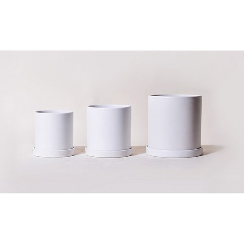 세련된 디자인과 편리함으로 식물 생활을 업그레이드해 줄 반무광 도자기 화분