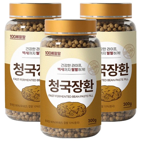 백세팔팔 청국장환, 3개, 300g