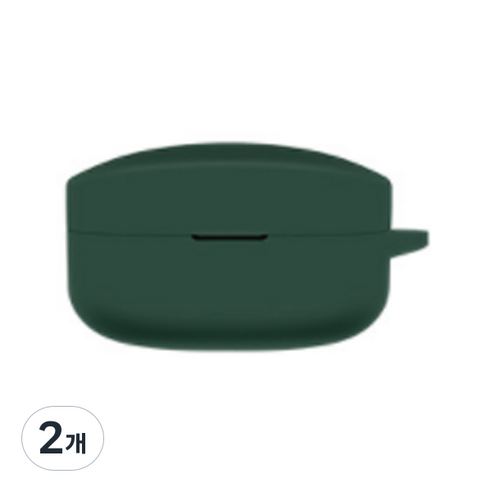 VISBYH 소니 wf 1000xm4 이어폰 실리콘 케이스, 미드나이트그린, 2개