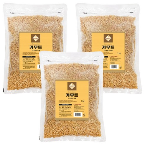 카무트 브랜드밀, 1kg, 3개