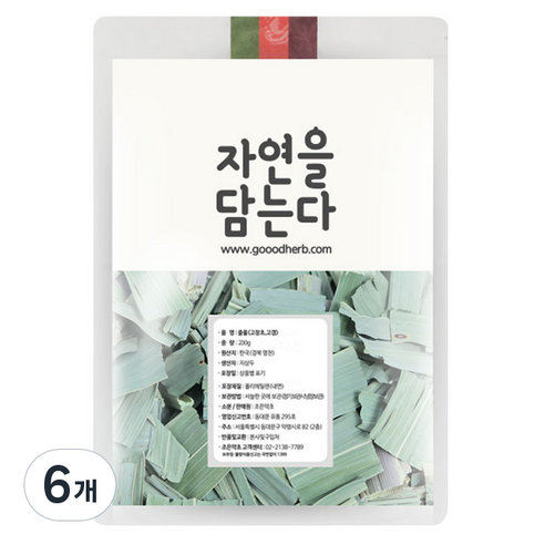 조은약초 자연을 담는다 줄풀, 200g, 6개