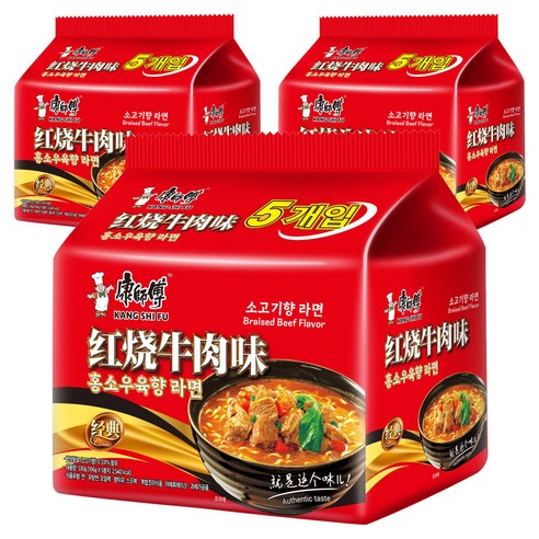 캉스푸 홍소우육향 라면 106g
