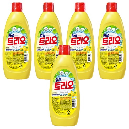 트리오 향균 주방세제, 400g, 5개