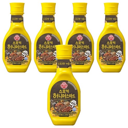 오뚜기 스모키 허니머스타드 소스, 260g, 5개