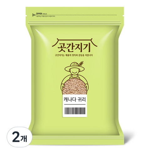 곳간지기 캐나다산 귀리, 5kg, 2개