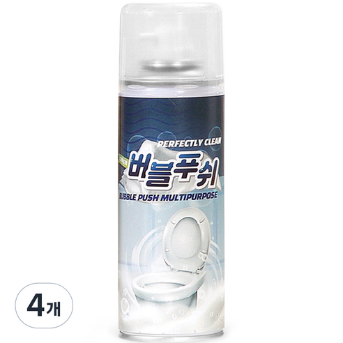 버블푸쉬 배수구 다용도용 클리너, 160g, 4개