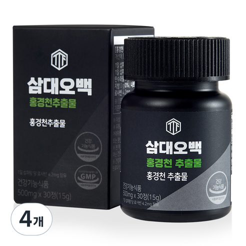 삼대오백 홍경천 추출물 15g, 30정, 4개
