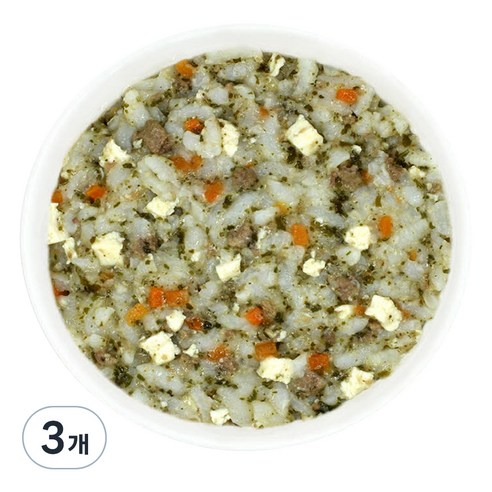 짱죽 실온 이유식 후기 진밥, 소고기흰콩진밥, 160g, 3개
