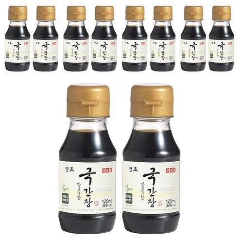 신앙촌 양조 깔끔한 국간장, 120ml, 10개