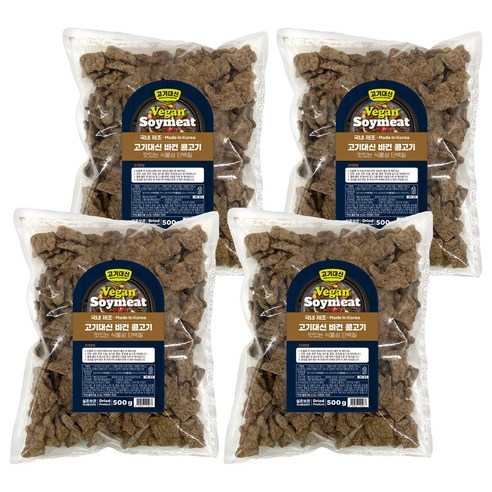 알티스트 고기대신 비건 콩고기, 500g, 4개