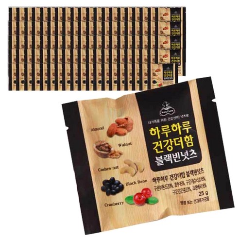 넛츠팜 하루하루 건강더함 블랙빈넛츠, 25g, 100개