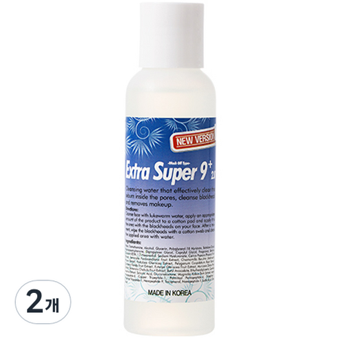 메디필 엑스트라 슈퍼 9 플러스 피지연화제 2.0, 100ml, 2개
