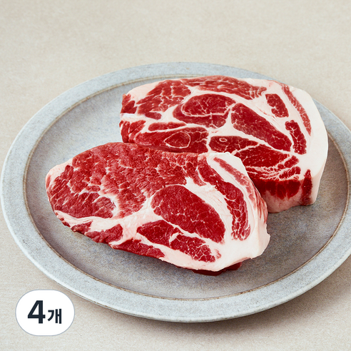 고급진 캐나다산 목살 보쌈용 (냉장), 4개, 1kg