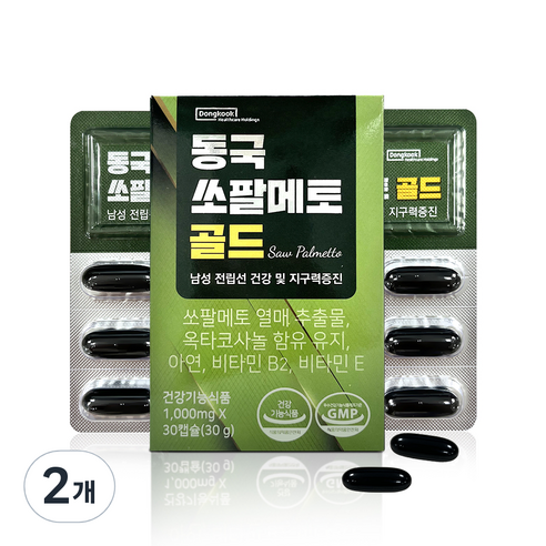 동국헬스케어 쏘팔메토 골드 30g, 30개, 2개