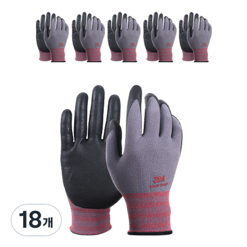 쓰리엠 슈퍼터프 NBR 스마트 터치 안전장갑, 18개