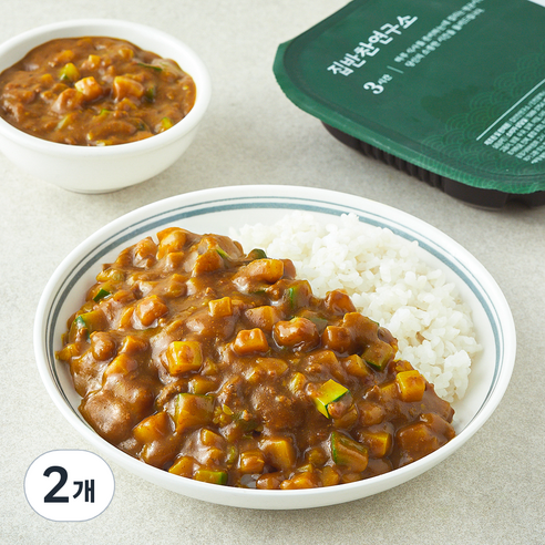 집반찬연구소 한우 야채 카레, 300g, 2개
