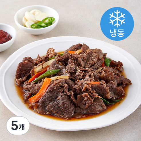 갈비아저씨 양념소불고기 508 (냉동), 600g, 5개