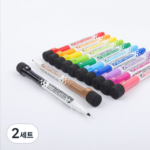 gxin 마그네틱 보드마커펜 8색 세트, 혼합색상, 2세트