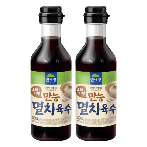 면사랑 요리비법 만능 멸치육수, 500g, 2개