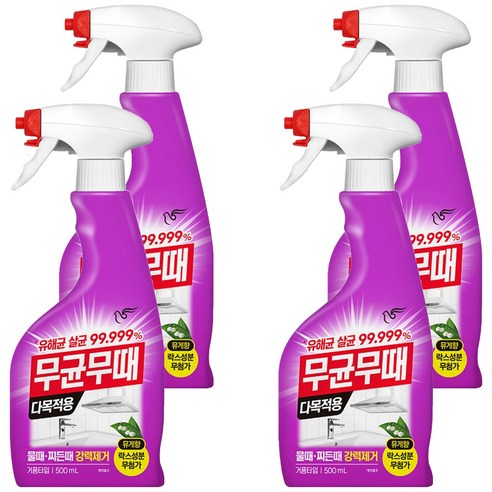 피죤 무균무때 다목적용, 500ml, 4개