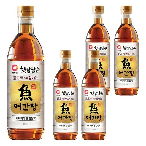 햇살담은 어간장, 5개, 830ml
