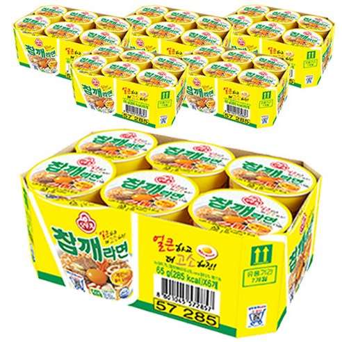 오뚜기 참깨라면 컵 65g, 36개