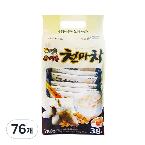 KY 콘플레이크 온가족 천마차, 760g, 2개, 38개입