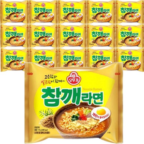 오뚜기 참깨라면 115g, 16개
