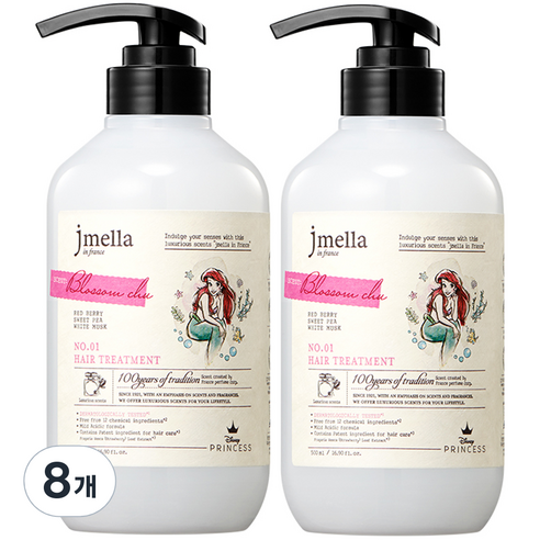 제이멜라 인 프랑스 디즈니 블러썸 츄 헤어 트리트먼트, 8개, 500ml