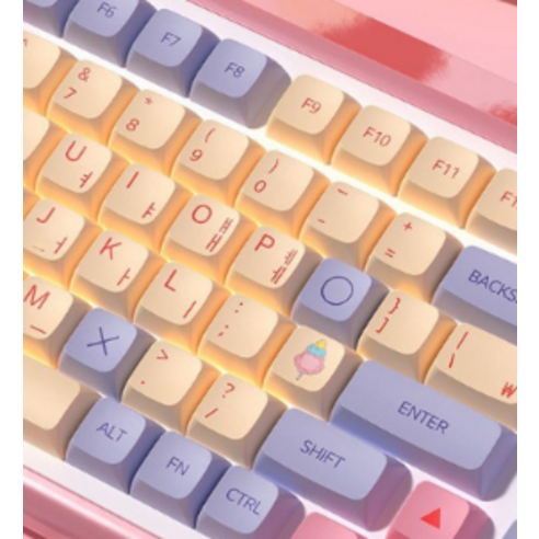 살림 여왕 한글 키캡으로 당신의 키보드에 달콤한 개성을 더하세요!