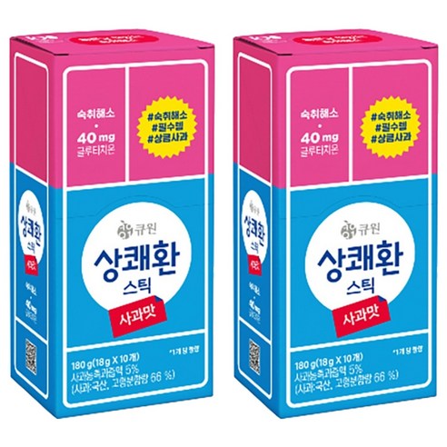 상쾌환 스틱 사과맛, 18g, 20개