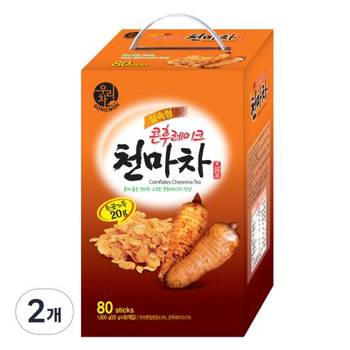 우리차 콘푸레이크 천마차, 20g, 80개입, 2개