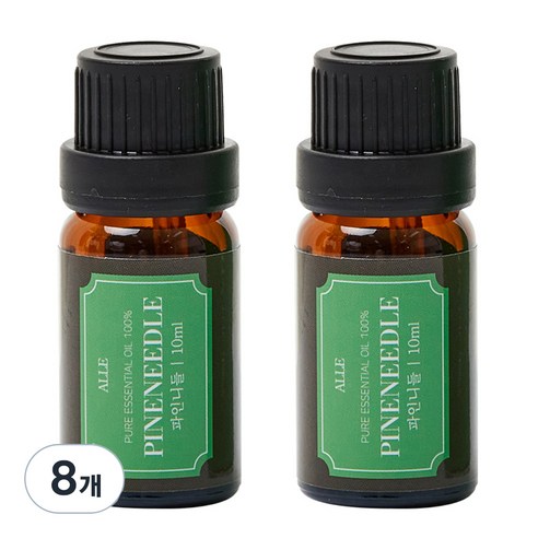 알레 비건 아로마 에센셜 오일 파인니들, 10ml, 8개