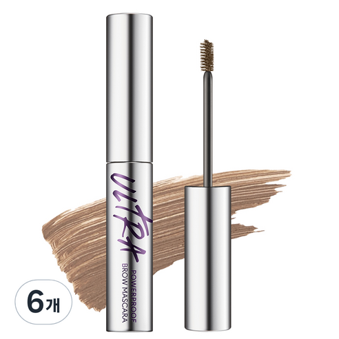 미샤 울트라 파워프루프 브로우 카라 4g, 뉴트럴브라운, 6개