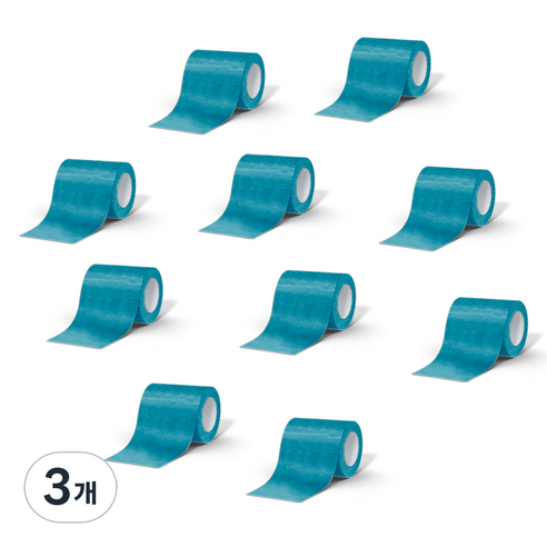 데이바이데이 바른생활이야기 밴드 7.5cm x 4.5m 블루, 3개, 10개입