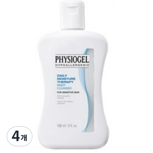 피지오겔 데일리 모이스쳐 테라피 클렌저 여성청결제, 150ml, 4개