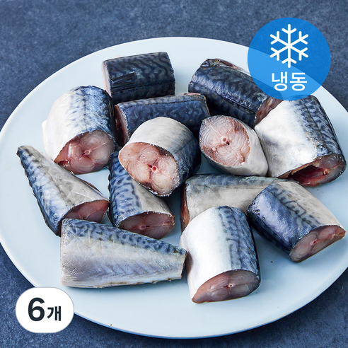 고등어청년 조림용 고등어 (냉동), 6개, 1kg(토막당 60~80g)